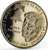 Panama 1 balboa Panama 1 balboa President John Kennedy Statesman Bell Politics nickel coin 1988 -