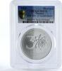 Ukraine 1 hryvnia Ukraine 1 hryvnia 30 Years of Independence Flower MS70 PCGS silver coin 2021 -