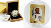 Cook Islands 5 dollars Cook Island 5 dollars Icons The Saviour Orthdox gilded colored proof coin 2011 -