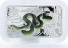 Cook Islands 1 dollar Cook Islands 1 dollar Year of the Snake Green Snake proof silver coin 2013 -