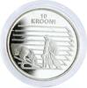 Estonia 10 krooni Estonia 10 krooni 80 Years of Independece Farmer Plowing Field silver coin 1998 -