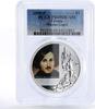 Tuvalu 1 dollar Tuvalu 1 dollar Writer Nikolai Gogol Literature PR69 PCGS silver coin 2009 -