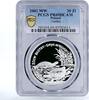 Poland 20 zlotych Poland 20 zlotych Pond Turtle World Animals series PR69 PCGS silver co -