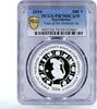 Kazakhstan 500 tenge Kazakhstan 500 tenge Oriental Calendar Year of Monkey PR70 PCGS silver coin 2016 -