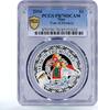 Niue 1 dollar Niue 1 dollar Year of the Monkey Monkey on Elephant PR70 PCGS silver coin 2016 -