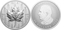 Canada 20$ MAPLE LEAF Forest SML Ultra High Relief 1 oz Silver Coin -