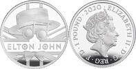 Great Britain 1£ Wielka Brytania 2020 £1 Legendy Muzyki Elton John 1/2 Uncji Srebrna Moneta #2 -