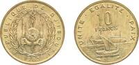 Djibouti 10 Francs Djibouti Republic 1983 10 Francs Aluminium bronze Paris Mint (900000) 3g UNC KM 23 Schön 20 -