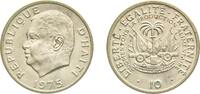 Haiti 10 Centimes Haiti Second Republic 1975 10 Centimes (FAO) Nickel brass San Francisco Mint (12000000) 4g BU KM 120 Schön 50 -