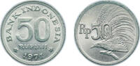 Indonesia 50 Rupiah Indonesia Republic 1971 50 Rupiah Copper-nickel (1035435000) 6.02g UNC KM 35 Schön 25 -
