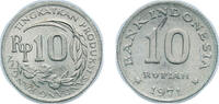 Indonesia 10 Rupiah Indonesia Republic 1971 10 Rupiah (FAO) Copper-nickel (286360000) 1.79g UNC KM 33 Schön 23 -