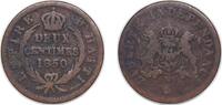 Haiti 2 Centimes 1850 Haiti 1850 2 Centimes Copper 4.27g VF KM 36 VF 174.87 元 含税 ＋  117.14 元 运费