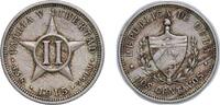 Cuba 2 Centavos Cuba First Republic 1915 2 Centavos (Patria y Libertad) Copper-nickel (Copper 75%, Nickel 25%) United States Mint of Philadelphi -