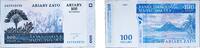 Madagascar 100 Ariary Madagascar 2004 100 Ariary / 500 Francs Paper UNC P 86 -