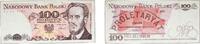 Poland 100 Zlotys Poland People's Republic 1986 100 Zlotys Paper XF P 143 -