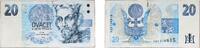 Czech Republic 20 Korun Czech Republic 1994 20 Korun Paper VF P 10 -