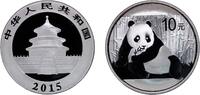 China 10 Yuan People's Republic of China 2015 10 Yuan (Panda) Silver (.999) (8000000) 31.1g UNC KM 2216 -