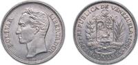 Venezuela 2 Bolivars Venezuela Fourth Republic 1967 2 Bolívares Nickel (50000000) 8.51g UNC Y 43 NCV mv2bs-ca -