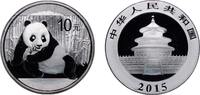 China 10 Yuan China People's Republic of China 2015 10 Yuan (Panda) Silver (.999) (8000000) 31.1g UNC KM 2216 -