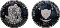 Cameroon 1000 Francs CFA Cameroon Republic 2012 1000 Francs (Walking gorilla) Silver (.925) (7500) 20g PF KM 58 -