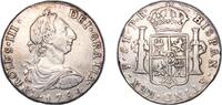 Bolivia 8 Reales Bolivia Spanish colony 1784 PTS PR 8 Reales - Charles III Silver (.903) Potosi Mint 26.77g XF KM 55 -