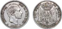 Philippines 50 Centavos Philippines Spanish colony 1880 50 Centavos - Alfonso XII Silver (.835) Manila Mint (127050) 12.99g XF KM 150 -