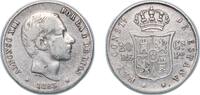 Philippines 20 Centavos Philippines Spanish colony 1883 20 Centavos - Alfonso XII Silver (.835) Manila Mint 5g VF KM 149 -