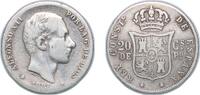 Philippines 20 Centavos Philippines Spanish colony 1881 20 Centavos - Alfonso XII Silver (.835) Manila Mint (1029000) 4.99g VF KM 149 -