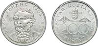 Hungary 200 Forint Hungary Republic 1994 BP. 200 Forint (Deák Ferenc) Silver (.500) Hungarian mint, Budapest (5000000) 12.13g UNC KM 707 Schön 211 -