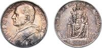 Vatican City 10 Lire Vatican City 1932 10 Lire - Pius XI Silver (.835) (50000) 10.02g XF KM 8 Berman 3354 -