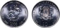 Somalia 10 Shillings 2000 Somalia Republic 2000 10 Shillings (Rabbit) Ni... 36.82 元 含税 ＋  117.14 元 运费