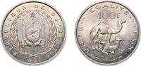 Djibouti 100 Francs Djibouti Djibouti (1977-date) Republic 1991 100 Francs Copper-nickel (75% Copper, 25% Nickel) (1200000) 12g BU KM 26 Schön 23 -