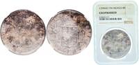 Mexico 8 Reales Mexico Spanish colony 1799 FM 8 Reales - Charles IV Silver (.903) Mexican Mint 27.07g NGC Chopmarked KM 109 -