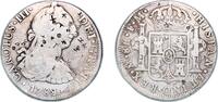 Mexico 8 Reales Mexico Spanish colony 1788 FM 8 Reales - Charles III Silver (.903) Mexico City Mint 26.52g VF Chopmarked KM 106 -