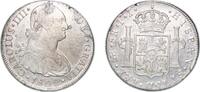 Peru 8 Reales Peru Spanish colony 1802 LIMAE IJ 8 Reales - Charles IV (Numeral IIII) Silver (.896) Lima Mint (3875000) 26.58g AU KM 97 -