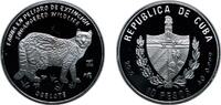 Cuba 10 Pesos Cuba 2003 10 Pesos - Endangered Wildlife Ocelote Silver (.999) 20g PF KM# 795 -