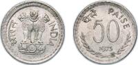 India 50 Paise India Republic 1973 50 Paise Copper-nickel Calcutta Mint 5.04g XF KM 61 -