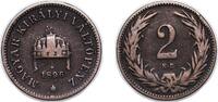 Hungary 2 Fillér Hungary Austro-Hungarian Empire 1896 KB 2 Fillér Bronze (53715725) 3.19g VF KM 481 Schön 2 ÉH 1502 H 2210 Adamo K2 -