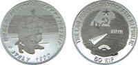 Laos 50 Kip Laos People’s Democratic Republic 1989 50 Kip Soccer World Cup 1990 in Italy -