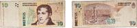Argentina 10 Pesos Argentina Federal Republic 2000 10 Pesos (Convertibles de Curso Legal 2nd issue) Paper VF P 348 Bottero 3401 to 3415a -
