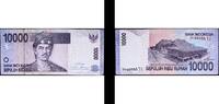 Indonesia 10 000 Rupiah Indonesia Republic 2010 10 000 Rupiah Paper XF P 150 TBB 604 -