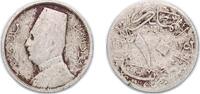 Egypt 10 Milliemes Egypt 1933 (AH1352) H 10 Milliemes - Fuad (left) Copper-nickel (1500000) 5.26g F KM 347 Schön 55 -