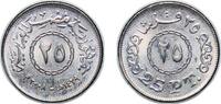 Egypt 25 Piastres Egypt 2008 (AH1429) 25 Qirsh / Piastres Nickel plated steel 4.46g UNC KM 991 Schön 676 -