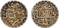 Morocco ½ Dirham Morocco Sultanate AH 1320 (1903) ½ Dirham - Abd al-Aziz (London Mint) Silver (.835) Royal Mint (Tower Hill) (3920000) 1.17g XF -