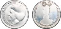 Netherlands 10 Euros Netherlands Kingdom 2002 10 Euros - Beatrix (Royal Wedding) Silver (.925) Utrecht Mint (1000000) 17.76g UNC KM 243 -