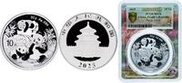 China 10 Yuan China Republic 2025 10 Yuan (Panda) Silver (.999) (10000000) 30g PCGS MS 70 Top Pop -
