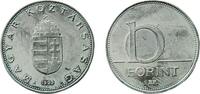 Hungary 10 Forint Hungary 1993 BP. 10 Forint Copper-nickel (75% Copper, 25% Nickel) Hungarian mint (35565000) 6.1g BU KM 695 Schön 200 Adamo F9.2 -