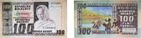 Madagascar 100 Francs Madagascar Second Republic ND (1974-1978) 100 Francs / 20 Ariary Paper (79000000) XF P 63 -