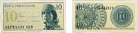 Indonesia 10 Sen Indonesia Republic 1964 10 Sen Paper UNC P 92 -
