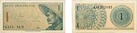 Indonesia 1 Sen Indonesia Republic 1964 1 Sen Paper UNC P 90 -
